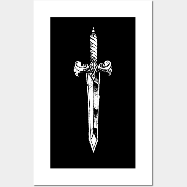 Barbarian´s Sword Wall Art by TattooTshirt